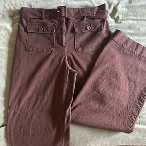 LOFT Chocolate Brown Trousers
